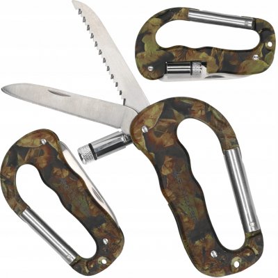 JB Tacticals s nožem pilkou a svítilnou MULTITOOL 5v1 JB-06 CAMO – Zboží Dáma
