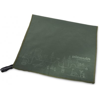 Pinguin Micro Map Ručník 60 x 120 cm šedý – Zboží Mobilmania