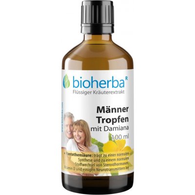Bioherba Kapky pro muže s damiánou tinktura 100 ml – Hledejceny.cz