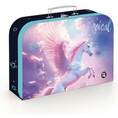 Oxybag kufřík na výtvarku Pegas, 34 cm, lamino – Zboží Dáma