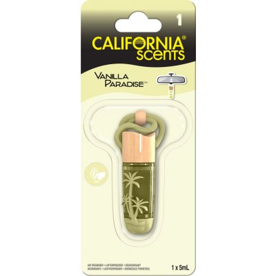 California Scents Hanging Vial Vanilla Paradise 5 g – Hledejceny.cz
