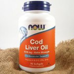 Now Foods Cod Liver Oil olej z tresčích jater 1000 mg x 90 softgel kapslí – Hledejceny.cz