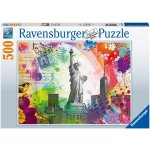 RAVENSBURGER Pohlednice z New Yorku 500 dílků – Zboží Dáma