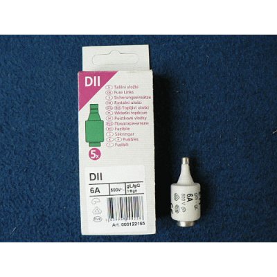 Pojistková patrona E27 - 6A - rychlá – Zbozi.Blesk.cz