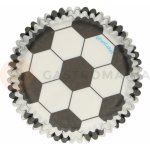 FunCakes Košíčky na cupcake fotbal FC4021 černá bílá 5 cm 48 ks – Hledejceny.cz