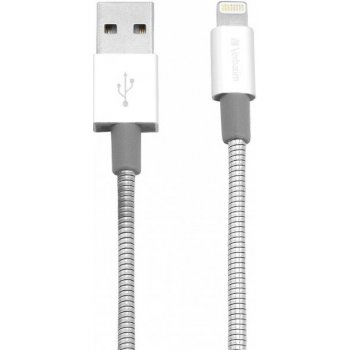 Verbatim 48859 USB (2.0), USB A (2.0) M/Apple Lightning M, 1m, stříbrný