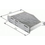 BOSCH Filtr vzduchu v interiéru BO 1987432397 – Sleviste.cz