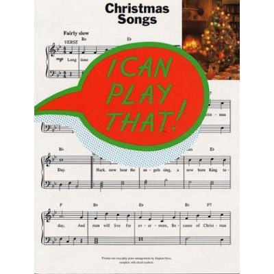 I Can Play That! Christmas Songs noty, klavír, texty & akordy – Zboží Mobilmania