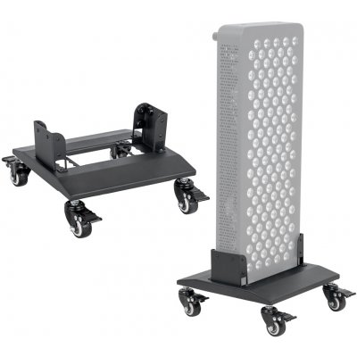 Stojan s kolečky pro infračervený LED panel inSPORTline Tugare černá – Zboží Mobilmania