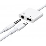 Pouzdro Joyroom Ben Series adaptér Lightning - Lightning / 3.5 mm jack, biely S-Y104 – Zboží Živě