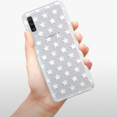 Pouzdro iSaprio - Stars Pattern Samsung Galaxy A70 bílé – Zbozi.Blesk.cz