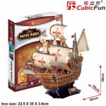 CubicFun 3D puzzle Loď Santa Maria 113 ks – Sleviste.cz
