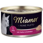 Miamor Feine Filets kuře & šunka 100 g – Zboží Mobilmania