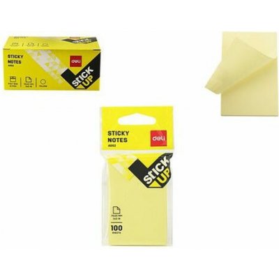 Extera Bloček samolepící DELI STICK UP 51 x 76mm, 100l 46633 – Hledejceny.cz