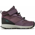 Keen Skua Mid Wp Children black plum/plum perfect – Zboží Dáma