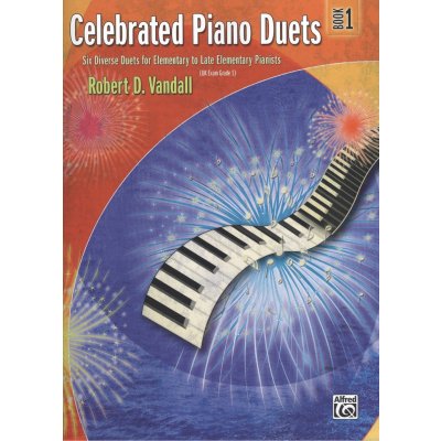 Celebrated Piano Duets 1 úplně jednoduché skladbičky pro 1 klavír 4 ruce