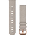Garmin Quick Release 20mm, silikonový Granite Blue, růžovozlatá přezka 010-12561-11 – Zboží Živě