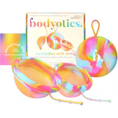 Bodyotics Deluxe Soft menstruační disk Pride Edition 2 ks – Zboží Mobilmania