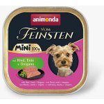Animonda Vom Feinsten Mini Adult Dog hovězí kachní a oregáno 100 g – Zboží Mobilmania