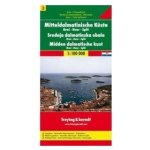 Chorvatsko Dalmácie č.3 mapa Freytag 1:100 000 – Sleviste.cz