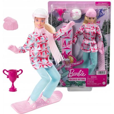 Mattel Barbie Zimní sporty - Snowboardistka HCN32