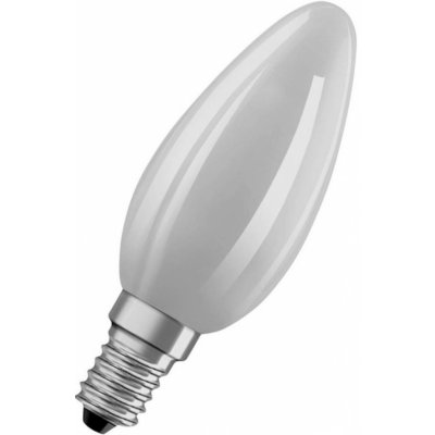 Osram LED žárovka STAR, E14, 6W, kulatá, čirá, teplá bílá