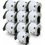 BETCKEY DK-11209 - Samolepicí adresní štítky 62 x 29 mm, 800 etiket/role, kompatibilní s Brother QL tiskárnami – Hledejceny.cz