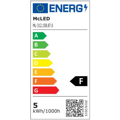 McLED LED žárovka GU5,3 MR16 4,6W 35W teplá bílá 2700K, reflektor 12V 100° – Zbozi.Blesk.cz