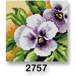 VTC Vyšívací předloha 70244 2757 maceška fialová 15x15cm – Zboží Dáma
