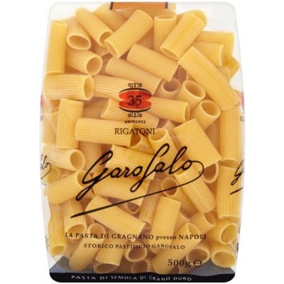 Pastificio Lucio Garofalo Rigatoni rýhované trubky 0,5 kg – Zboží Dáma