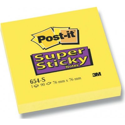 Bloček samolepicí 76x76 mm 3M 654-S – Hledejceny.cz