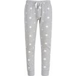 SF Womep Pohodlné kalhoty na doma s proužky hvězdičkami heather grey white stars – Hledejceny.cz