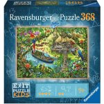 RAVENSBURGER Únikové EXIT Kids Expedice do džungle 368 dílků – Zboží Dáma