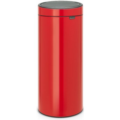 BRABANTIA Touch Bin New červený 30 l 115189 odpadkový koš z nerezové oceli