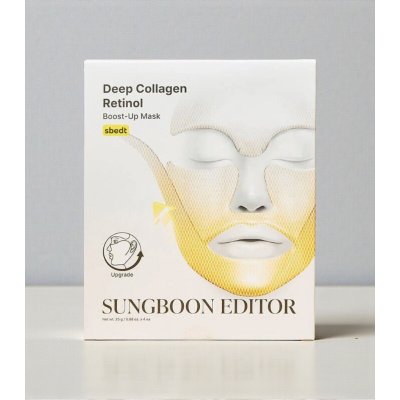 Sungboon Editor Deep Collagen Retinol Boost Up Mask Liftingová anti-age maska s kolagenem pro obnovu pleti 1 ks 25 g – Hledejceny.cz