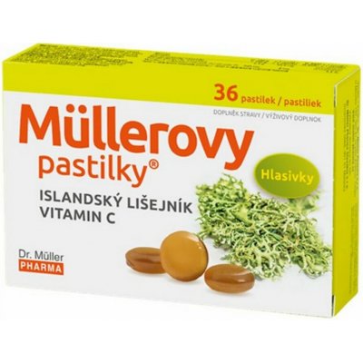 Dr.Muller Pastilky s Islandským lišejníkem 36ks – Zboží Dáma