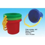 Teddies Kbelík plast průměr 16cm výška 14cm asst 4 barvy – Zboží Mobilmania