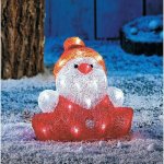MagicHome Dekorace Santa klaus 30 LED časovač akryl 3xAA IP44 exteriér 24x21x24 cm ST8090243 – Hledejceny.cz