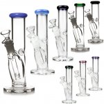 STRAIGHT TUBE Skleněný bong 21 cm Černá – Hledejceny.cz