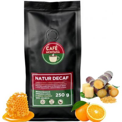 Café Montaña bezkofeinová Káva NATUR Decaf 250 g – Hledejceny.cz