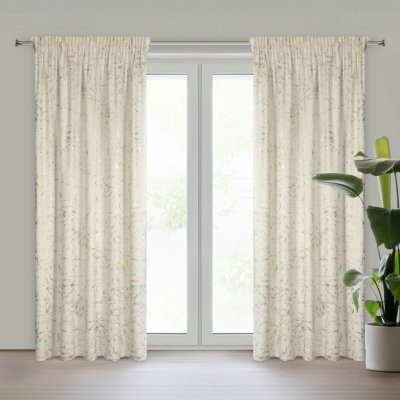 EUROFIRANY ZATEMŇOVACÍ ZÁVĚS NA PÁSCE DORI 140X270 CM VZOROVANÁ – Hledejceny.cz