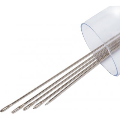 Jehly na korálky v tubě 40mm - 5 ks - 5 ks – Sleviste.cz