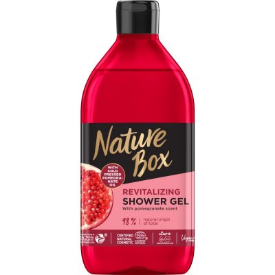 Nature Box sprchový gel s olejem z granátového jablka lisovaným za studena 250 ml