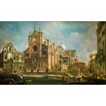 Obrazy - Guardi, Francesco: Camp Santi Giovanni a kostel sv. Pavla - reprodukce obrazu – Zboží Mobilmania