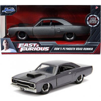 Jada Toys | Fast & Furious Diecast Model Doms Plymouth Road Runner Primer Grey 1:32 – Hledejceny.cz