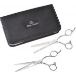 Olivia Garden SilkCut Pro Shear Kit Silver 6,5' + 6'35T pro praváky – Zboží Dáma