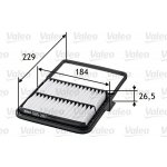 Vzduchový filtr VALEO 585287 – Hledejceny.cz