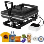 Termolis Vevor Multi 5 v 1 38 x 38 cm na trička, talíře, čepice a hrnky s výsuvnou pracovní plochou – Zboží Živě