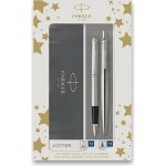 Parker Jotter Stainless Steel CT sada plnicí pero a kuličková tužka 570149821 – Zboží Živě