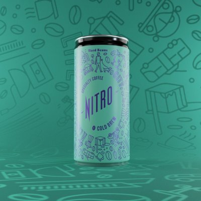 Hard Beans Nitro Cold Brew Classic čokoláda a sušené ovoce Bez cukru 200 ml – Zbozi.Blesk.cz